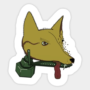 A Clockwork Hound Sticker